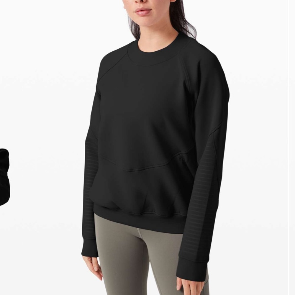 Lululemon City Sweat Crewneck Spacer Black